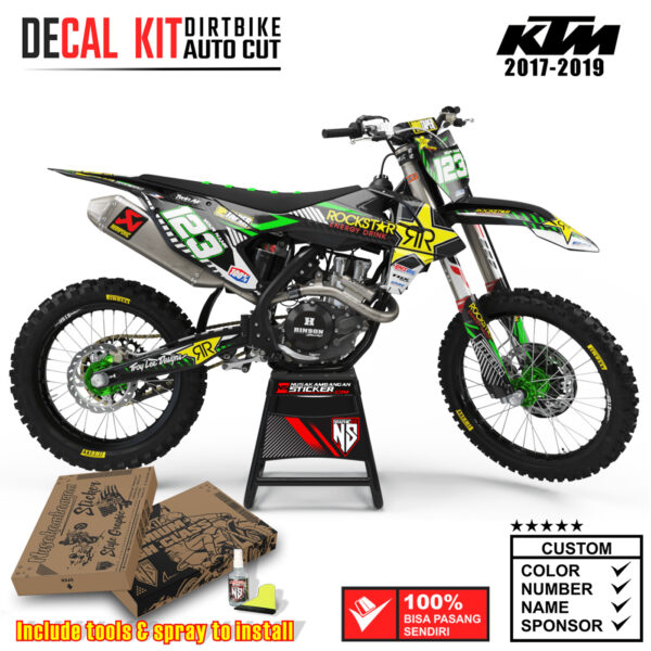 Decal Sticker Kit Dirtbike KTM 2017 - 2019 RKSTR 02 Nusakambangansticker