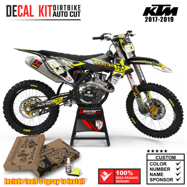 Decal Sticker Kit Dirtbike KTM 2017 - 2019 RKSTR 04 Nusakambangansticker