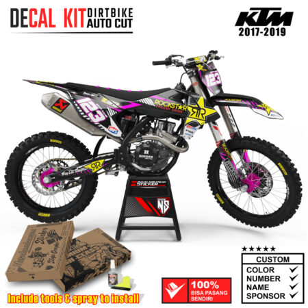 Decal Sticker Kit Dirtbike KTM 2017 - 2019 RKSTR 06 Nusakambangansticker