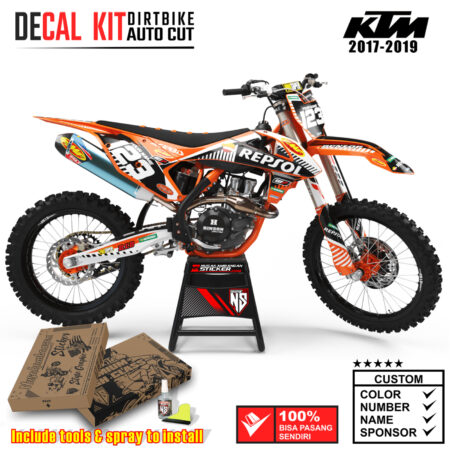 Decal Sticker Kit Dirtbike KTM 2017 - 2019 SX Kit RPSL Factory Nusakambangansticker