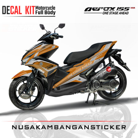 Decal Sticker Yamaha Aerox 155 Graphic Kit Kuing v2 Stiker Full Body Nusakambangansticker