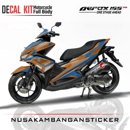 Decal Sticker Yamaha Aerox 155 Graphic Kit Orens Stiker Full Body Nusakambangansticker