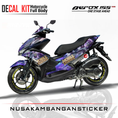 Decal Sticker Yamaha Aerox 155 Livery Mobil legend Stiker Full Body Nusakambangansticker