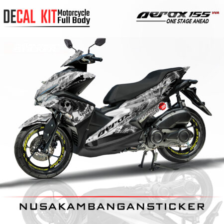 Decal Sticker Yamaha Aerox 155 Sasuke Stiker Full Body Nusakambangansticker