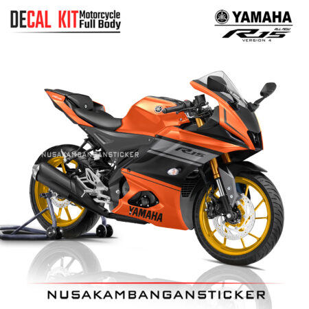 Decal Sticker Yamaha All New R15 V4 Anniversary R15 Oren Stiker Full Body Nusakambangansticker