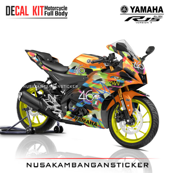 Decal Sticker Yamaha All New R15 V4 Livery K3SV Orens Stiker Full Body Nusakambangansticker
