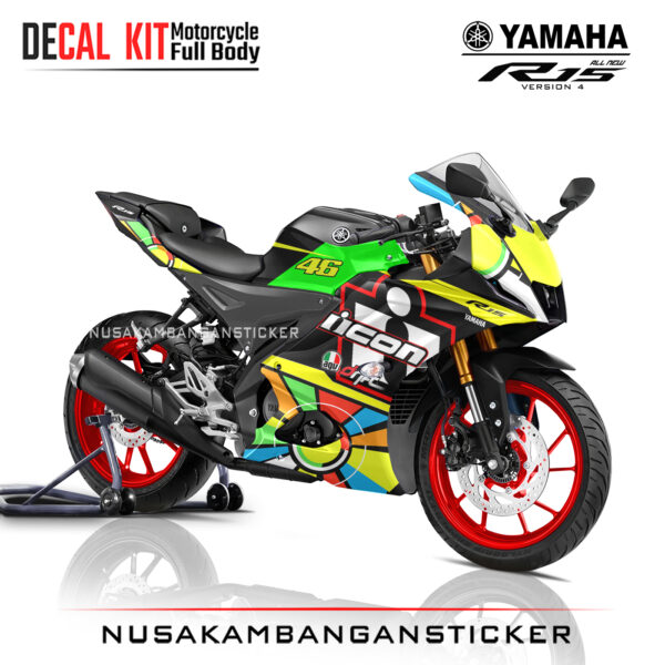 Decal Sticker Yamaha All New R15 V4 Spesial Edition suun & moon Stiker Full Body Nusakambangansticker