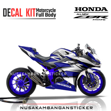 Decal Stiker Honda CBR 150 New 2021 GRAFIS KIT BIRU Sticker Full Body Nusakambangansticker