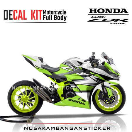 Decal Stiker Honda CBR 150 New 2021 GRAFIS KIT HIJAU Sticker Full Body Nusakambangansticker