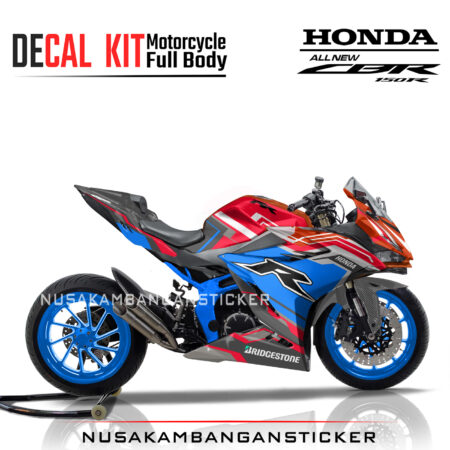 Decal Stiker Honda CBR 150 New 2021 GTR MERAH Sticker Full Body Nusakambangansticker