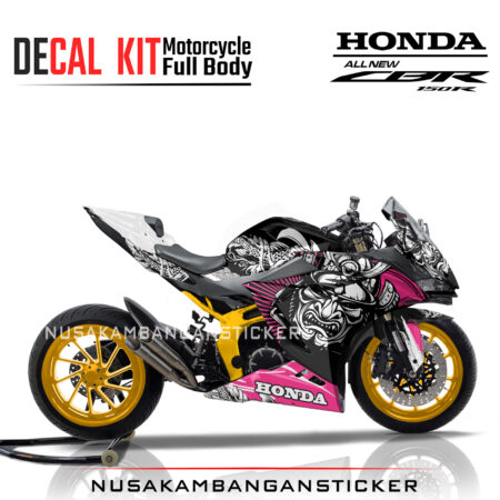 Decal Stiker Honda CBR 150 New 2021 KABUKI SAMURAI PINK Sticker Full Body Nusakambangansticker