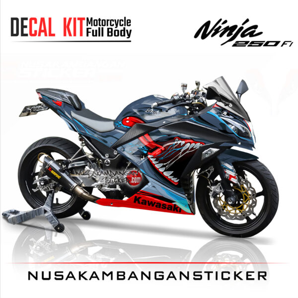 Decal Stiker Kawasaki Ninja 250 Fi VENOM LIDAH Sticker Full Body Nusakambangansticker