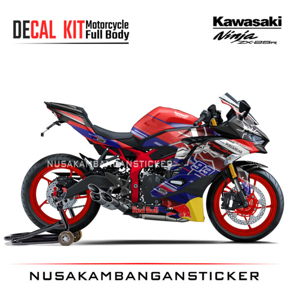 Decal Stiker Kawasaki Ninja ZX25R MM93 Merah Sticker Full Body Nusakambangansticker
