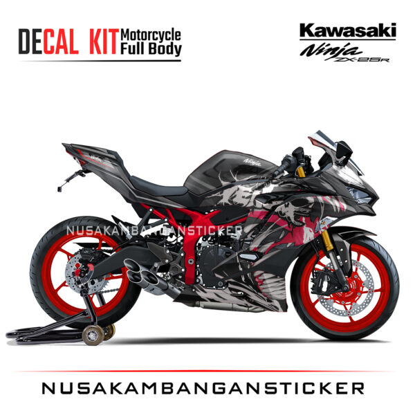 Decal Stiker Kawasaki Ninja ZX25R Venom Hitam Sticker Full Body Nusakambangansticker