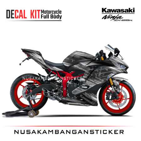 Decal Stiker Kawasaki Ninja ZX25R Winter Test Hitam Sticker Full Body Nusakambangansticker