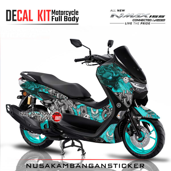 Decal stiker all new nmax 155 DRAGON VENOM TOSCA Stiker Full Body Nusakambangansticker