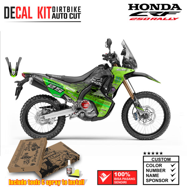 Decal Kit Dirtbike Supermoto Sticker Honda CRF 250 Rally Supermoto 08 Graphic Kit