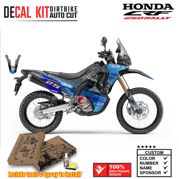 Decal Kit Dirtbike Supermoto sticker Honda CRF 250 Rally Supermoto 02 Graphic Kit