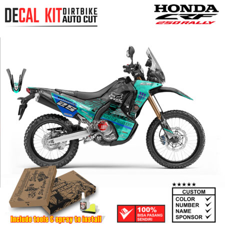 Decal Kit Dirtbike Supermoto sticker Honda CRF 250 Rally Supermoto 03 Graphic Kit