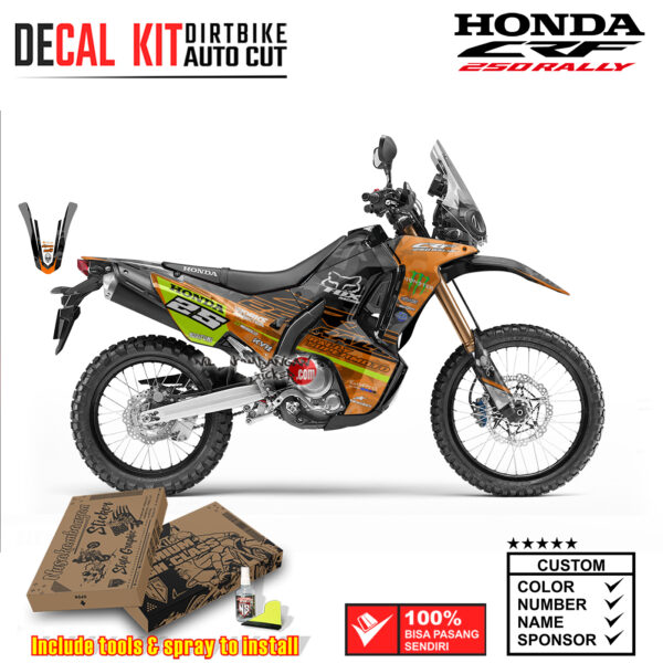Decal Kit Dirtbike Supermoto sticker Honda CRF 250 Rally Supermoto 06 Graphic Kit