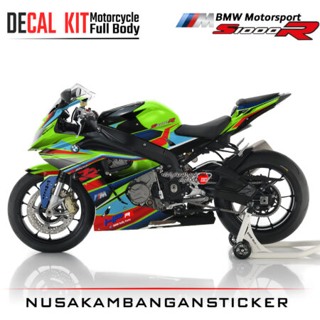 Decal Kit Sticker BMW S1000 R Spesiale Kit Livery Green Fluo Big Bike Decal Modification