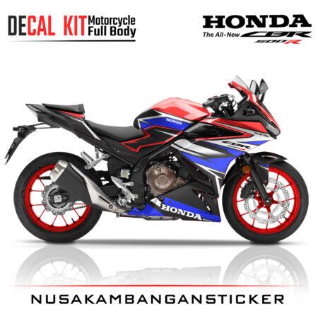 Decal Kit Sticker Honda All New CBR 600 R Graphic Red Big Bike Decal Modification
