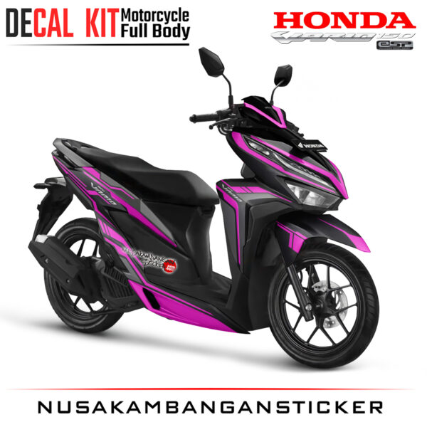 Decal Kit Sticker Honda All New Vario 125 - 150 Grafis Pink Stiker Full Body