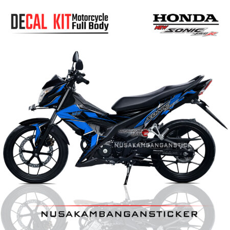 Decal Kit Sticker Honda Sonic 150 R Graphic Kit Authenthic Blue Motorcycle