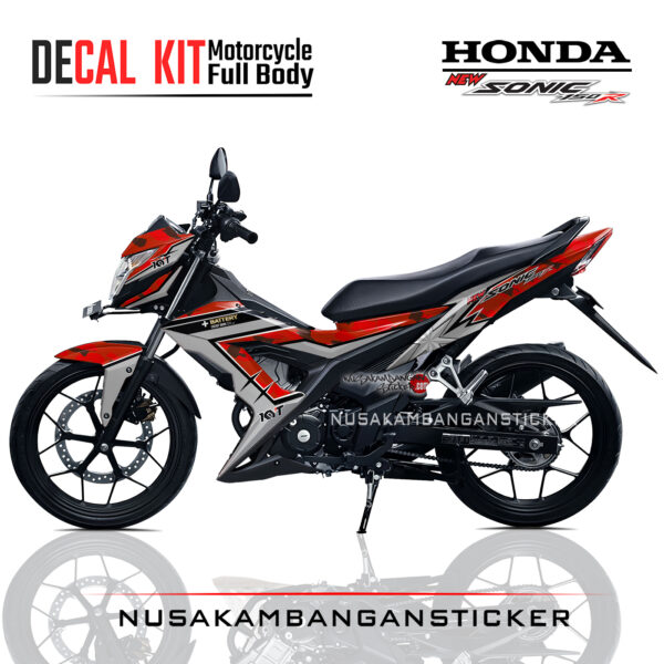 Decal Kit Sticker Honda Sonic 150 R Graphic Kit Spesial Livery Helmet 01 Motorcycle