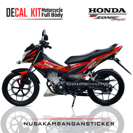 Decal Kit Sticker Honda Sonic 150 R Graphic Kit Spesial Livery MM93 Motorcycle