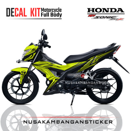 Decal Kit Sticker Honda Sonic 150 R Graphic Kit Spesial Yelow Motorcycle