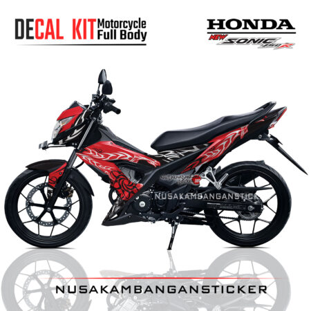 Decal Kit Sticker Honda Sonic 150 R Graphic Kit Tato Art Motorcycle