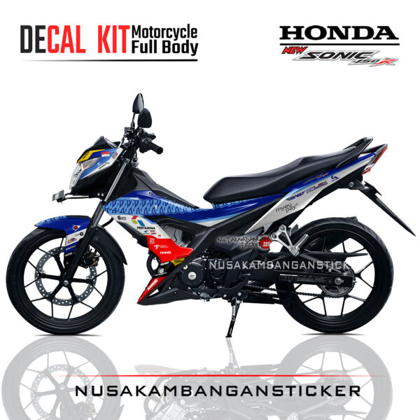 Decal Kit Sticker Honda Sonic 150 R Mandalika Racing Team Motorcycle