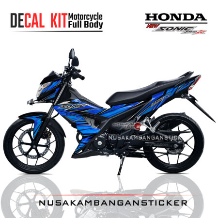 Decal Kit Sticker Honda Sonic 150 R Racing Blue Graphic Kit Motorcycle