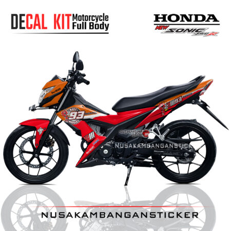 Decal Kit Sticker Honda Sonic 150 R Repsol! 93 Grapic Kit Motorcycle