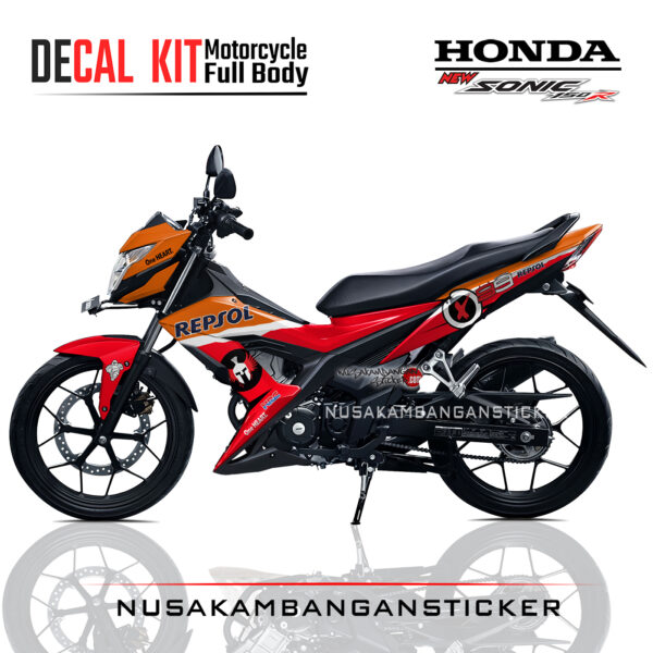 Decal Kit Sticker Honda Sonic 150 R Repsol! 99 Grapic Kit Motorcycle