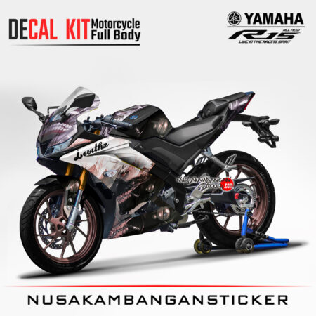 Decal Kit Sticker Yamaha R15 V3 VVA 155 - Black Anime Stiker Full Body