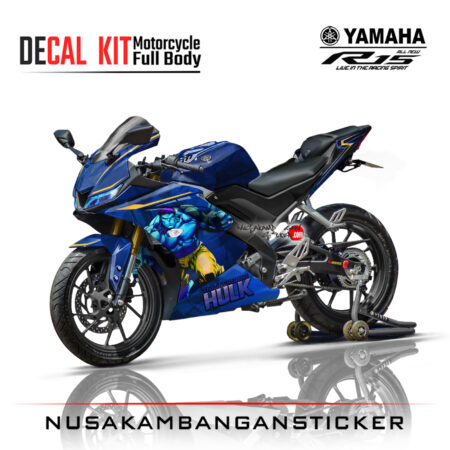 Decal Kit Sticker Yamaha R15 V3 VVA 155 - Hulk 02 Stiker Full Body