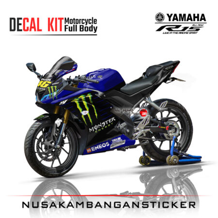 Decal Kit Sticker Yamaha R15 V3 VVA 155 - Livery Moto Gp 02 Stiker Full Body