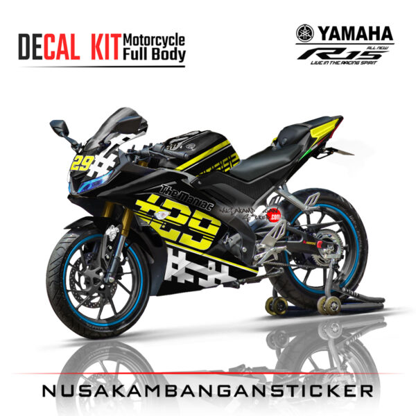 Decal Kit Sticker Yamaha R15 V3 VVA 155 - Livery Moto Gp 03 Stiker Full Body