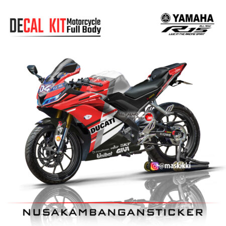 Decal Kit Sticker Yamaha R15 V3 VVA 155 - Livery Moto Gp 05 Stiker Full Body
