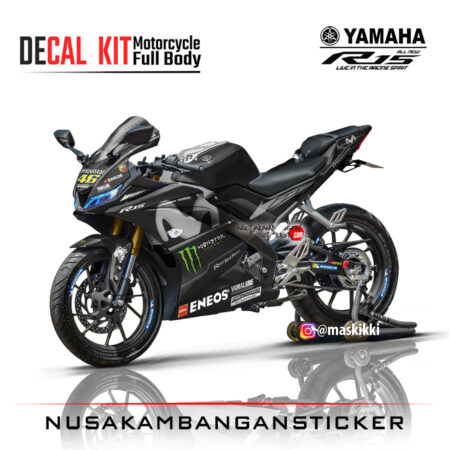Decal Kit Sticker Yamaha R15 V3 VVA 155 - Livery Moto Gp 06 Stiker Full Body