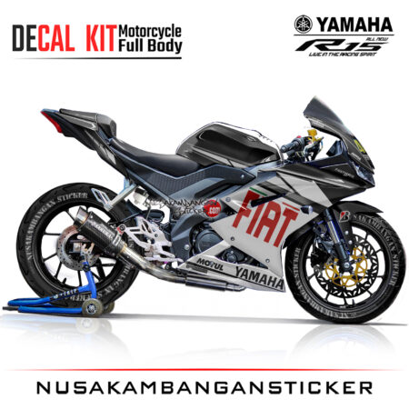 Decal Kit Sticker Yamaha R15 V3 VVA 155 - Livery Moto Gp 07 Stiker Full Body