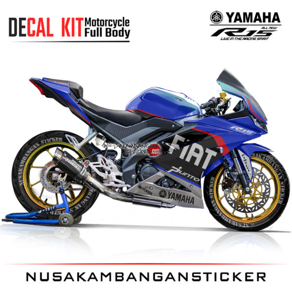 Decal Kit Sticker Yamaha R15 V3 VVA 155 - Livery Moto Gp 10 Stiker Full Body