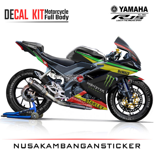 Decal Kit Sticker Yamaha R15 V3 VVA 155 - Livery Moto Gp 11 Stiker Full Body