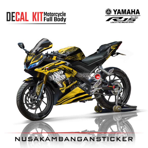 Decal Kit Sticker Yamaha R15 V3 VVA 155 - Predator Stiker Full Body
