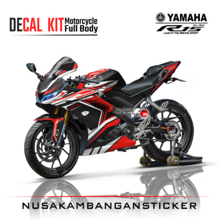 Decal Kit Sticker Yamaha R15 V3 VVA 155 - Spesial Graphic Edition Red Stiker Full Body