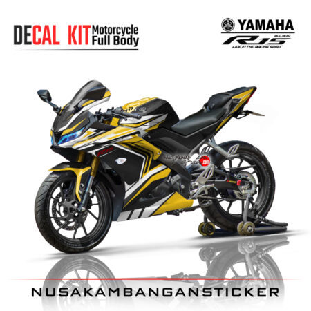 Decal Kit Sticker Yamaha R15 V3 VVA 155 - Spesial Graphic Edition Yelow Stiker Full Body