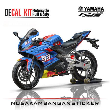 Decal Kit Sticker Yamaha R15 V3 VVA 155 - Spesial MM93 Graphic Stiker Full Body