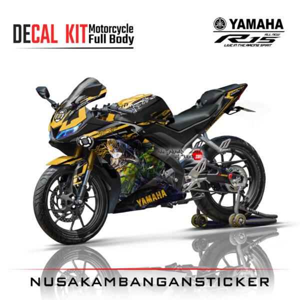 Decal Kit Sticker Yamaha R15 V3 VVA 155 - TRFMRS Yelow Stiker Full Body